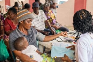 FREE medical outreach for parents by little Voices Children Foundation in Africa